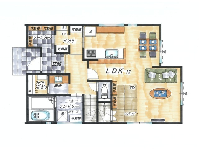 １階　間取り図