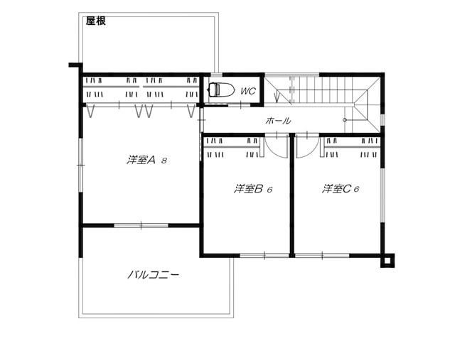 ２階　間取り図