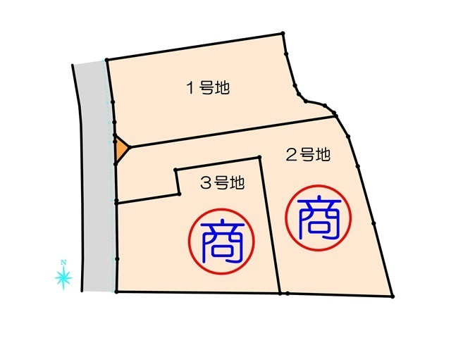 中川小学校前Ⅱ　区画図
